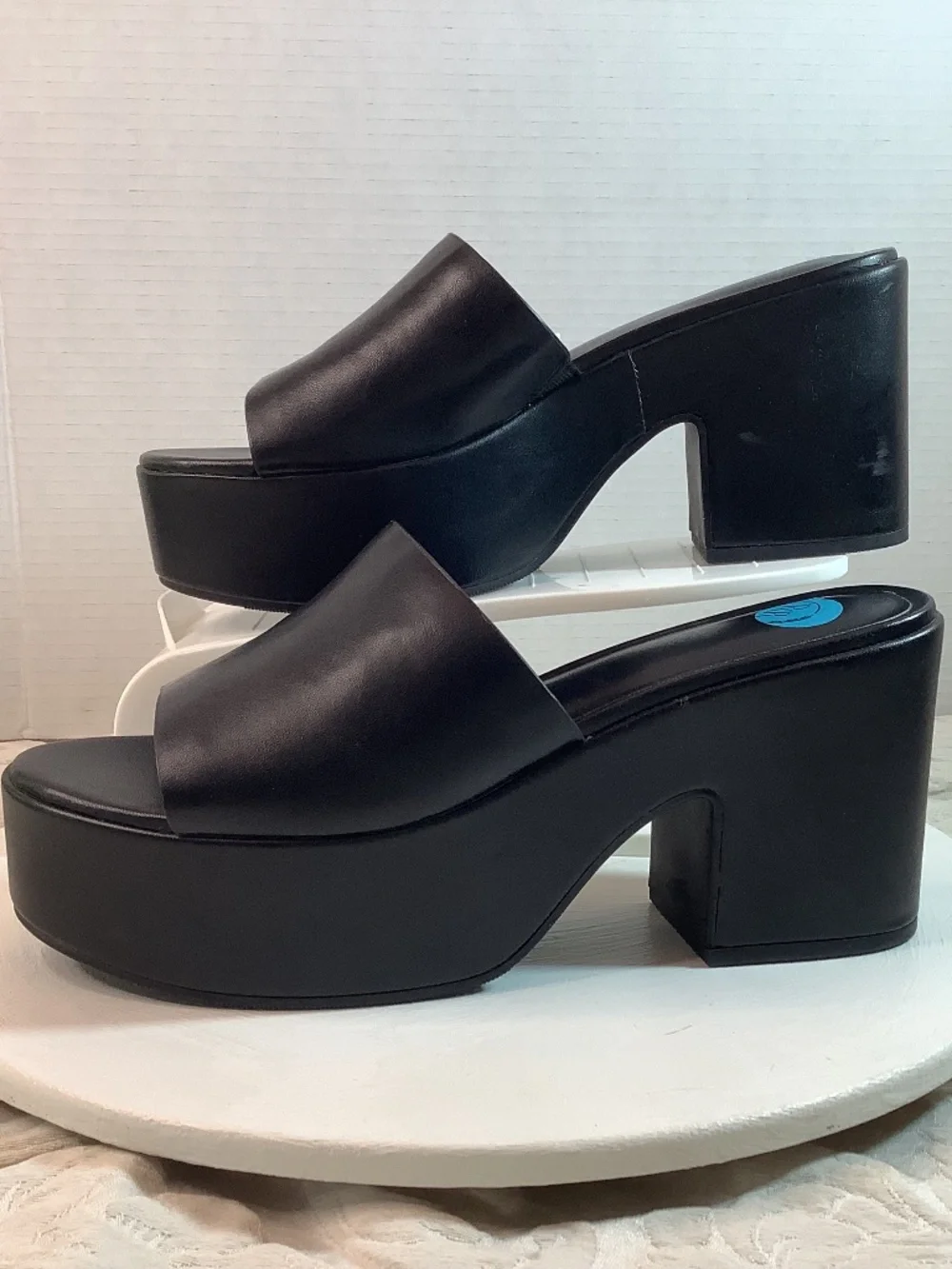 NWOT A New Day black platform Heels sz. 10 slip on